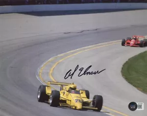 AL UNSER SIGNED AUTOGRAPHED 8x10 PHOTO LEGENDARY DRIVER RARE BECKETT BAS - Picture 1 of 2