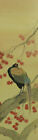 Vintage Japanese Wall Hanging Decor,Bird Wall Decor,Kakemono Scroll Painting