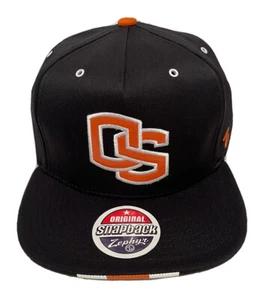 Zephyr NCAA Oregon State Beavers "Gridiron" 5 Panel Flat Bill Snapback Hat NWT - Picture 1 of 6