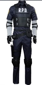 Resident Evil Biohazard 2 Leon Scott Kennedy Police Cosplay Outfit size M - Picture 1 of 3