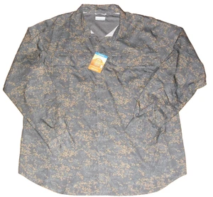 Camisa Columbia L/S Verde Omni Tono Plateado Ridge Lite A Cuadros Ventilada XXL RARA NUEVA CON ETIQUETAS - Imagen 1 de 7