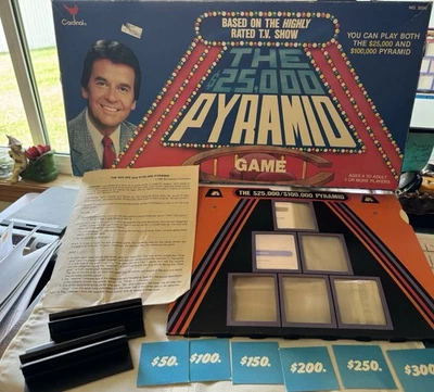 RARE VINTAGE 1986 THE $25,000 PYRAMID BOARD GAME CARDINAL NO. 5050 DICK CLARK - Image 1 of 4