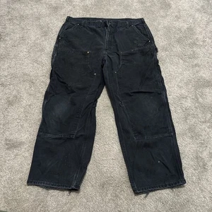 Carhartt B136 Double Knee Carpenter Pants Mens 40x30 Distressed Read - Picture 1 of 6
