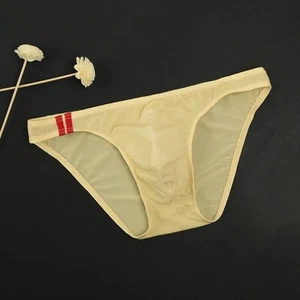 Men Briefs Male Underwear Triangle Panties Sexy Knickers Briefs Low Rise - Picture 1 of 28