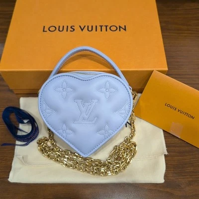 Bolso de hombro de cuero de becerro Bubblegram "Pop My Heart" LOUIS VUITTON - Lila Foto 1 de 4