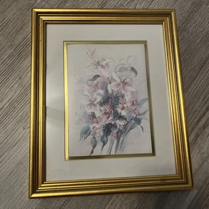 Barbara Mock Floral Signed Limited Edition Lithograph - Picture 1 of 6