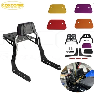 Respaldo trasero con barra Sissy para Harley Softail Low Rider FXLR FXLRS - Imagen 1 de 30