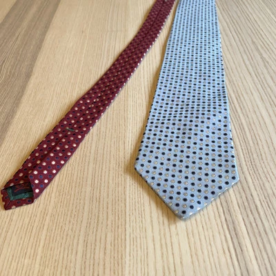 男式 Tommy Hilfiger 领带波尔卡圆点蓝色/红色/白色 — 第 1/4 张图片