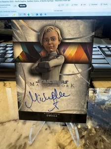 2024 Topps Star Wars Masterwork #A-MA Michelle Ang As Omega On-Card Auto - Picture 1 of 2