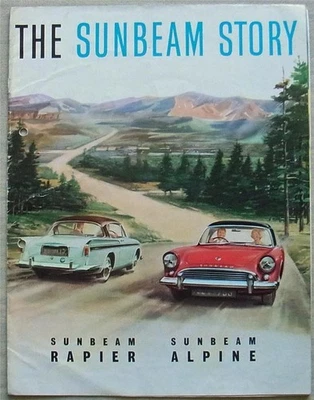 SUNBEAM Alpine & Rapier Car Sales Brochure 1961 Ref 779/H - Image 1 of 4
