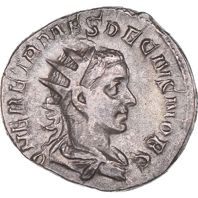 [#1170465] Coin, Herennius Etruscus, Antoninianus, 250-251, Rome, AU, Bil, lon - Image 1 of 2