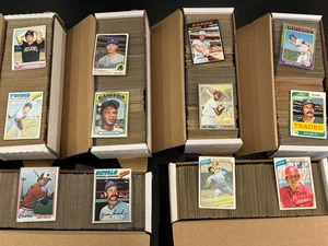 (~3,000) 1970-1980 Topps baseball cards vintage lot, Low Grade, *SEWALL* - Picture 1 of 3