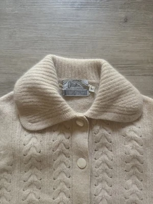Cárdigan Suéter De Colección Marfil Elliot Mezcla Lana de Cordero Talla 40 Estilo Hong Kong Años 40’s Foto 1 de 4