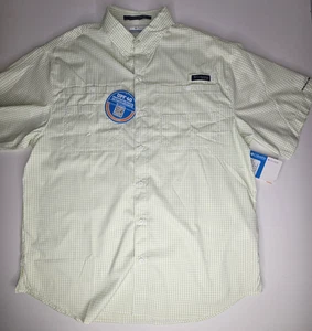 Columbia PFG BELÜFTETES ANGELHEMD weiß limettengrün HERRENGRÖSSE LARGE Omni Shade - Bild 1 von 17