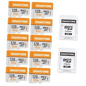 128GB 10-Pack Micro SD Card, 4K Video Pro, GoPro, Surveillance, Security - Picture 1 of 7