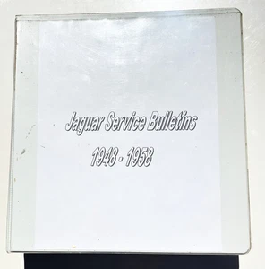 Jaguar Service Bulletins: 1946 - 1959 - Picture 1 of 8