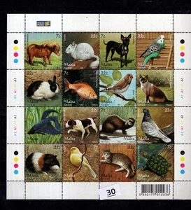/ MALTA 2006 - MNH - ANIMALES - GATOS - PERROS - AVES - TORTUGAS - REPTILES  - Imagen 1 de 1