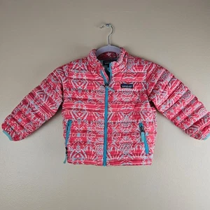 Patagonia Pink Puffer Jacket bambina taglia 3T - Foto 1 di 5