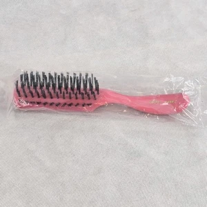 Cepillo de pelo rosa vintage Tiara #500N 8" salón de belleza 5 filas peluquería estilista - Imagen 1 de 6