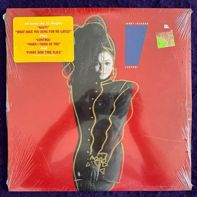 Sealed ~ JANET JACKSON Control '86 A&M SP 5106 Original w/HYPE 1st NEW ss MINT - Image 1 of 4