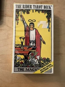 NEU Sealed The Rider Waite Tarot Deck 1971 Made In Italy The Magician 78 Karten - Bild 1 von 10