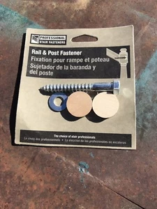 Hand Rail Bolt w 2 Oak plugs Newel Post Fastener Stairs Special ** On 7 Or More - Picture 1 of 3