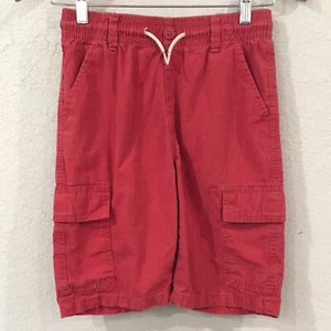 The Children’s Place Boys Sz 12 Shorts Red Cargo Pull On 100% Cotton - Picture 1 of 7