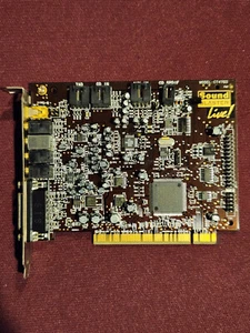 Creative Labs Sound Blaster Live! PCI Sound Card MODEL CT4760 - Photo 1/3