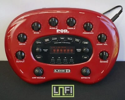 Line 6 Pod XT Ultimate Tone For Guitar - Effects & Amp Model Box / Kidney Bean - Image 1 of 4