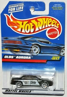 HOT WHEELS 1998 Collector #1047 Olds Aurora Highway Patrol Police 39 MOC 22418 - Image 1 of 3