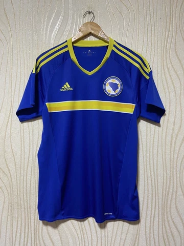 BOSNIA & HERZEGOVINA 2016 2017 HOME FOOTBALL SHIRT SOCCER JERSEY ADIDAS AC6614 M Cover