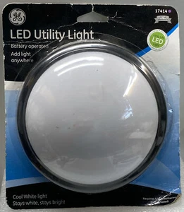 GE Push On/Off LED Allzweckleuchte weiß NOS 2008 unter Waschbecken, Schuppen Werkzeugkiste - Bild 1 von 4