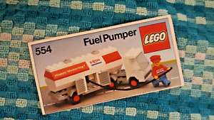 Lego 554 Exxon Fuel Pumper Classic Vintage Instructions 