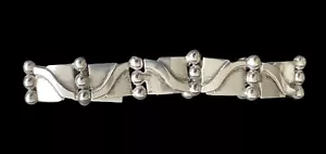 Beto ~ Lyre Bracelet ~ Sterling Silver ~ Hector Aguilar Design - Picture 1 of 7