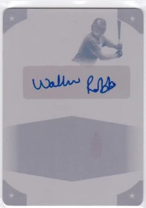 Walker Robbins 2015 Leaf Perfect Game Magenta Plate Autograph 1/1 - Picture 1 of 2