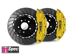 D1 Spec RS Big Brake 6Pot Caliper YELLOW 380x34 Drill Disc for E90 E92 M3 - Bild 1 von 1