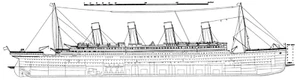 Hogar Pared Estampa -vintage Anteproyecto Plan - Titanic Original -A4 ,A3,A2,A1 - Imagen 1 de 1