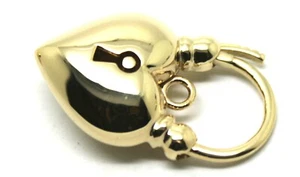 Kaedesigns NEW 9ct Yellow Gold or White Gold or Rose Gold Heart Locket Padlock - Bild 1 von 15