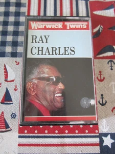 RAY CHARLES ORIGINAL 1987 WARWICK TWINS AUDIO CASSETTE ALBUM - Picture 1 of 4