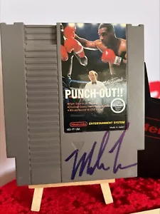 Mike Tyson Signed Original 1987 Punch Out Video Game Cartridge Instruction Book - Picture 1 of 5