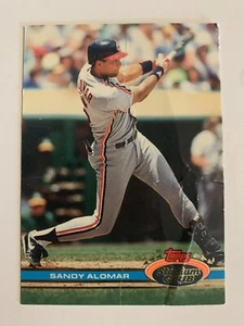 1991 Topps Stadium Club - #61 Sandy Alomar Jr. - Picture 1 of 2
