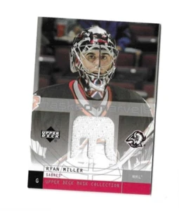 2002-03 Upper Deck Mask Collection Masked Marvels Jerseys #MM-RM Ryan Miller - Picture 1 of 2