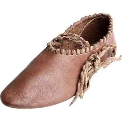 Medieval Renaissance 13th Century Shoes Theater Costume Shoes Reenactment LARP - Image 1 of 4