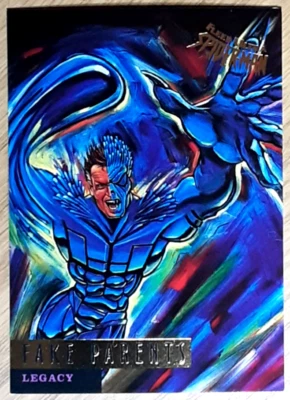 1995 Fleer Ultra Spider-Man Card 81 FAKE PARENTS. Free New Top Loader. - Image 1 of 3