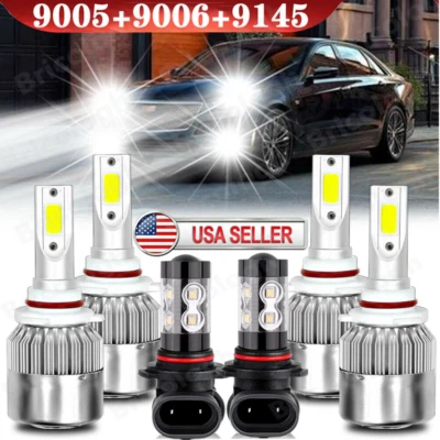 Para Cadillac CTS2003 2004 2005 2006 2007 LED Faros+Bombillas de luz antiniebla Foto 1 de 4