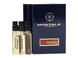 MONTALE PARIS AOUD MUSK EDP 2.0ml .06oz x 3 COLOGNE PERFUME SPRAY SAMPLES - Picture 1 of 1