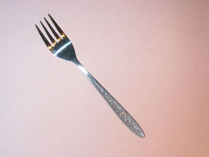 US 151 By UNITED SILVER CO ~ Stainless Japan ~ Vintage Salad Fork  