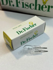 2 PCS of DR.FISCHER JC 55W 24V Clear GY6.35mm Bipin Light Bulbs MADE IN GERMANY - Picture 1 of 3