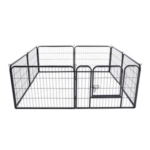 Dog Pet Folding Fence - Gate Barrier Fencing Garden Expanding Pen Free Standing - Picture 1 of 12