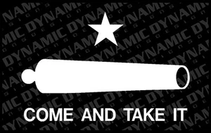 Come and Take it Flag Molon Labe NRA Patriotic Vinyl window sticker pro gun 2nd  - Picture 1 of 1
